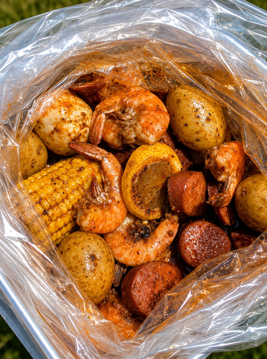 Shrimp Boil (Oven Bag Style)
