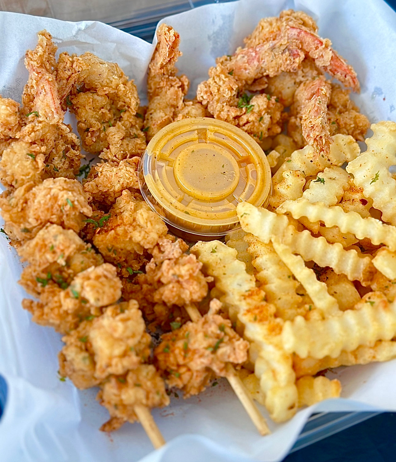 Lobster Stick Platter w/ Fries